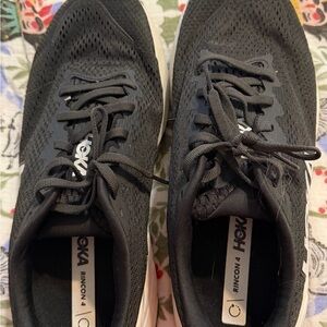 Hoka Black Women's Rincon 4 Lightweight Running Shoes
